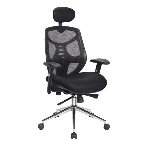 Polaris High Mesh Back Exec Chair BK