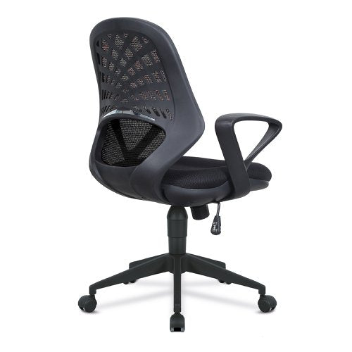 Lattice Mesh Operator Chair Black