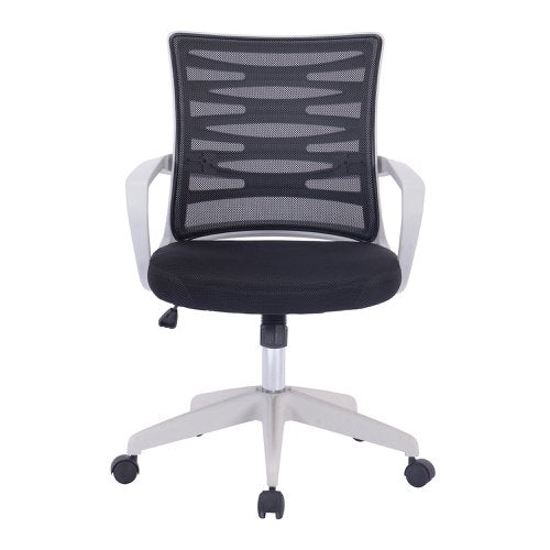 Spyro MB Ops Chair BK Mesh WH Frame