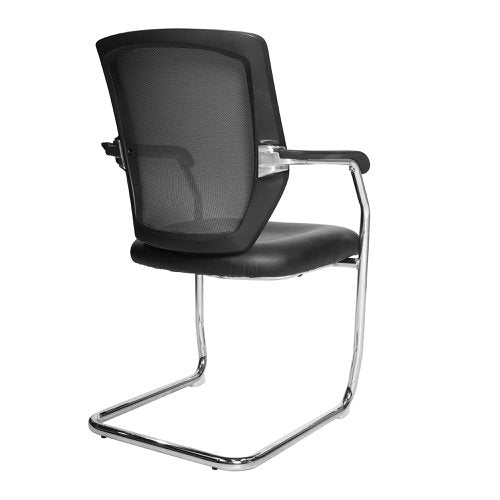 Nexus 2tone Mesh Visitor Chair BKVYNL