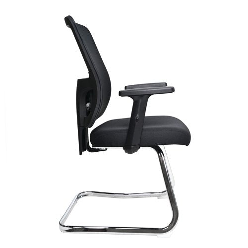Barri Med Back Mesh Visitor Chair BK