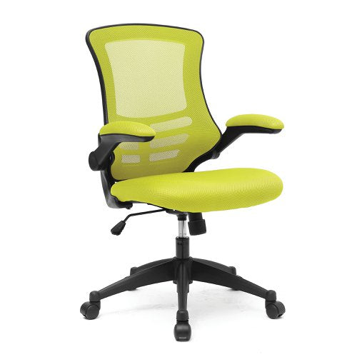Luna HB GRN Mesh Ops Chair BK Shell