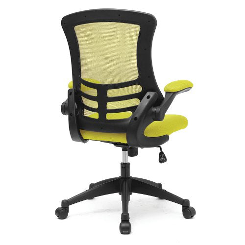 Luna HB GRN Mesh Ops Chair BK Shell