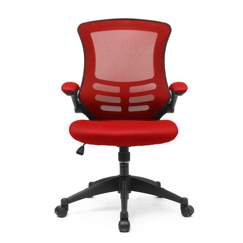 Luna HB RD Mesh Ops Chair BK Shell