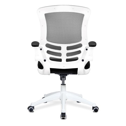 Luna HB BK Mesh Ops Chair WH Shell