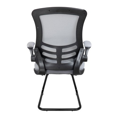 Luna HB GY Mesh VisitorChair BK Shell
