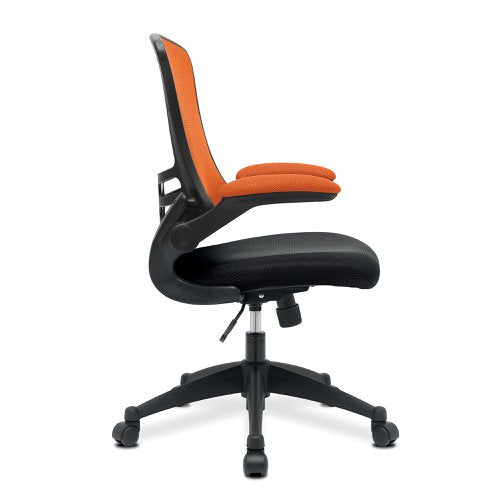Luna 2tone HB Mesh Ops Chair ORGBK