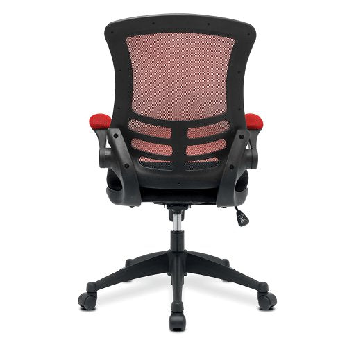 Luna 2tone HB Mesh Ops Chair RDBK