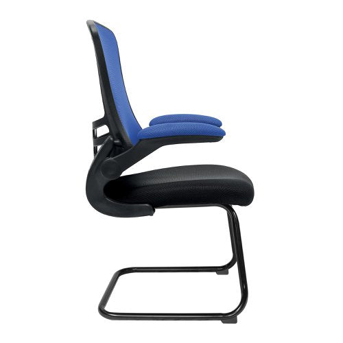 Luna BLBK Mesh VisitorChair BK Shell