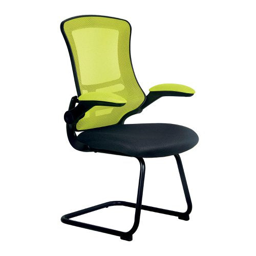 Luna GRNBK Mesh VisitorChair BK Shell
