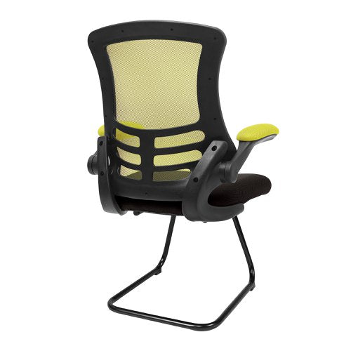 Luna GRNBK Mesh VisitorChair BK Shell