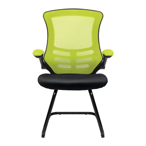 Luna GRNBK Mesh VisitorChair BK Shell