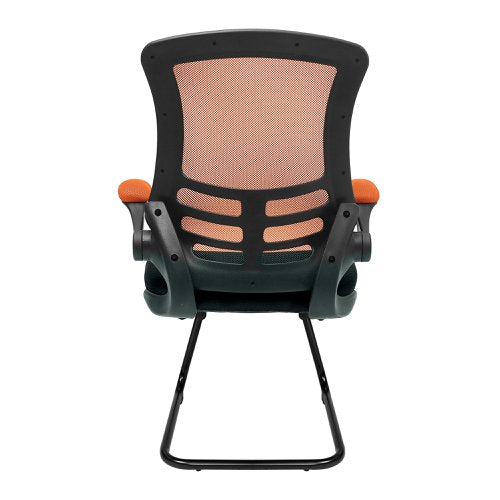 Luna ORGBK Mesh VisitorChair BK Shell