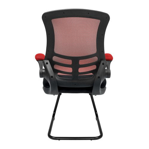 Luna RDBK Mesh VisitorChair BK Shell