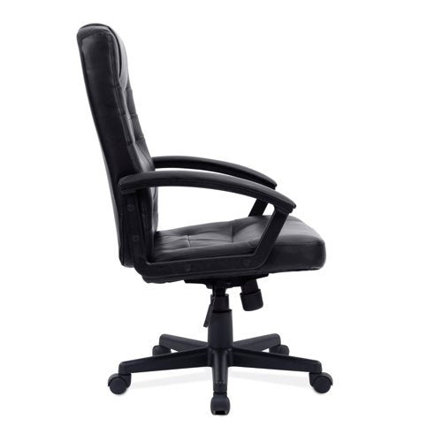 Darwin Exec Chair with Headrest BK