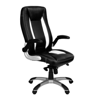 Friesian Exec Chair Folding Arms BKWH