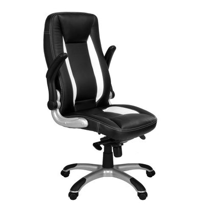 Friesian Exec Chair Folding Arms BKWH
