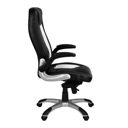 Friesian Exec Chair Folding Arms BKWH