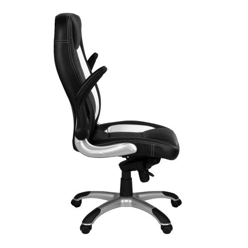 Friesian Exec Chair Folding Arms BKWH