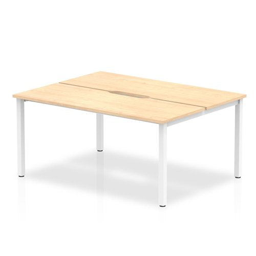 Evolve Plus 1400mm 2P Desk MP WH