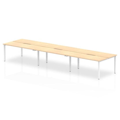 Evolve Plus 1200mm 6P Desk MP WH