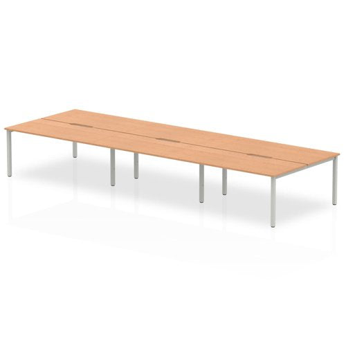 Evolve Plus 1600mm 6P Desk OK SL