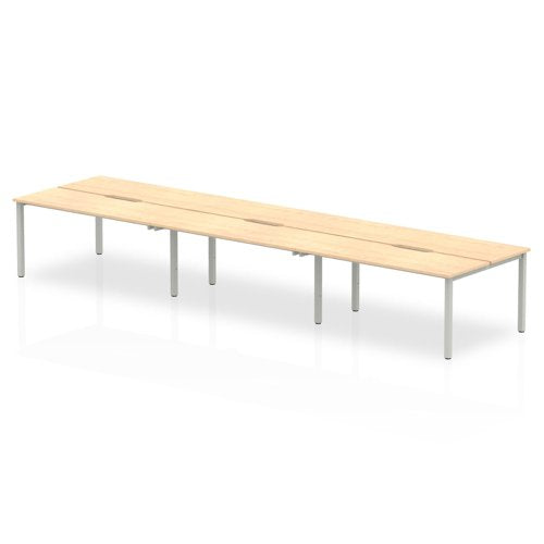 Evolve Plus 1400mm 6P Desk MP SL