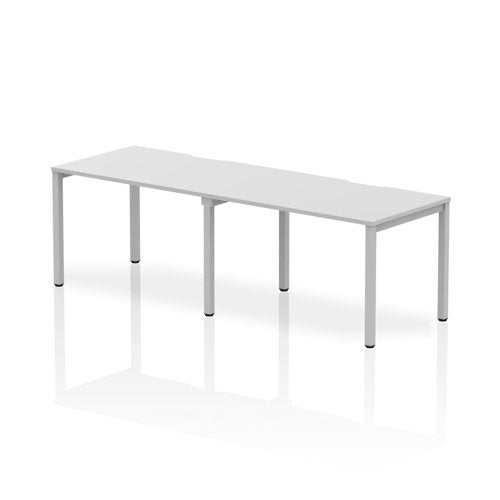 Evolve 1200 2P Desk White SL Frm