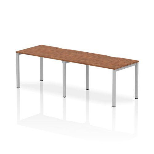 Evolve 1200 2P Desk Walnut SL Frm