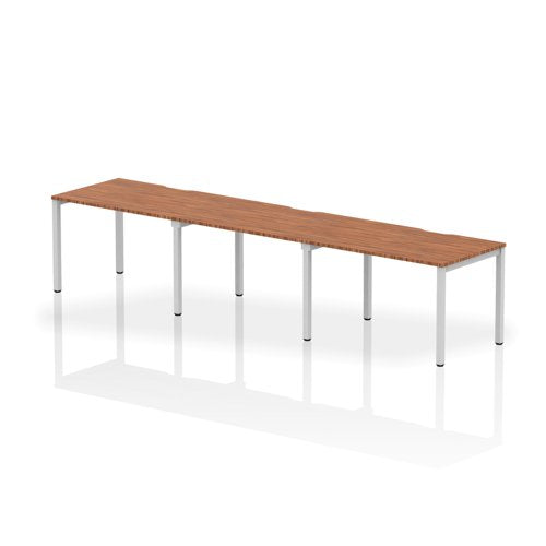 Evolve 1200 3P Desk Walnut SL Frm