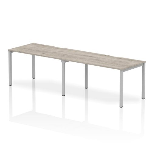 Evolve 1400 2P Desk G Oak SL Frm