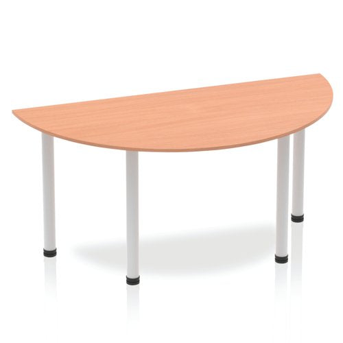 Impulse 1600 Semi Desk Beech SL Leg