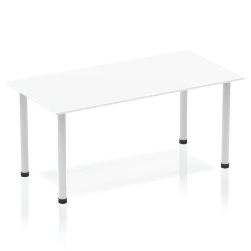 Impulse 1400mm Table White SL Leg