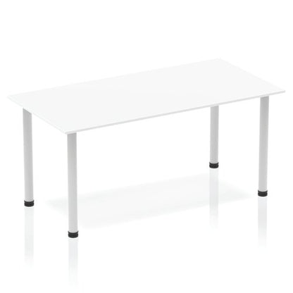 Impulse 1600mm Table White SL Leg