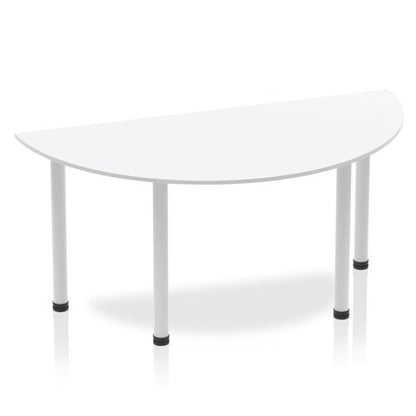Impulse 1600 Semi Desk White SL Leg