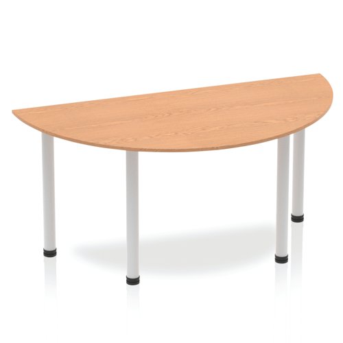Impulse 1600 Semi Desk Oak SL Leg
