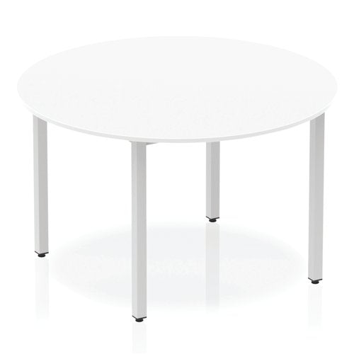 Impulse 1200 Circle Tbl White SL Leg