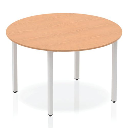 Impulse 1200 Circle Tbl Oak SL Leg