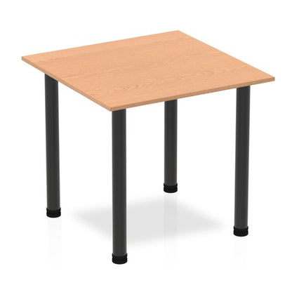 Impulse 800 Sq Tbl Oak BK Leg
