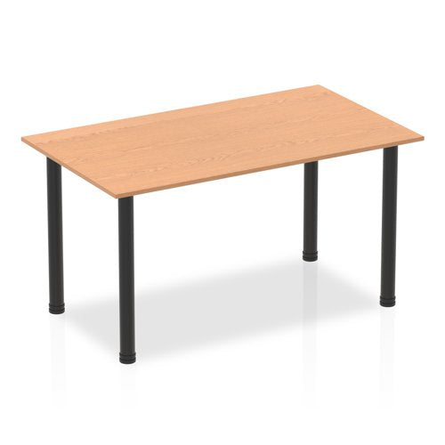 Impulse 1400 Table Oak BK Leg