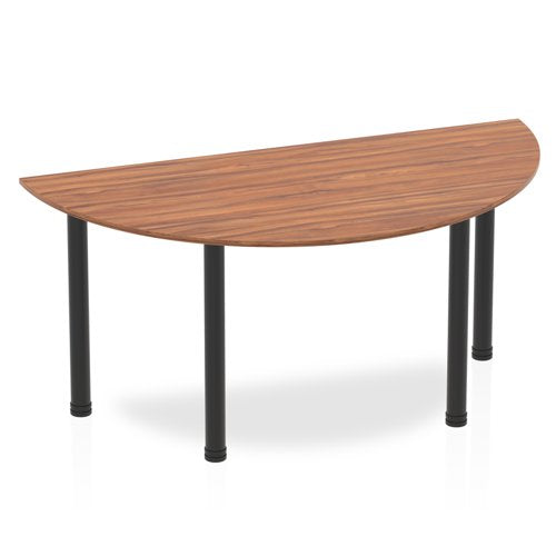Impulse 1600 Semi Tbl Walnut BK Leg