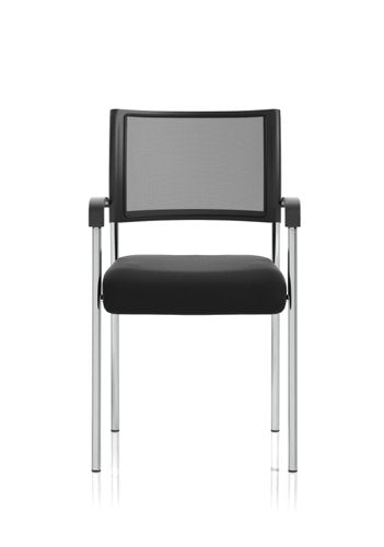Brunswick Vis Chair BK CH Arms
