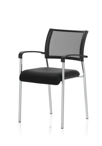 Brunswick Vis Chair BK CH Arms