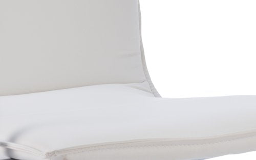 Echo Cantilever Chair Leather WH