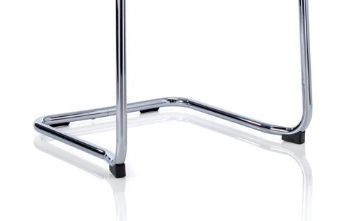 Echo Cantilever Chair Leather WH
