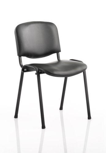 ISO Stack Chair BK Vinyl BK Frame