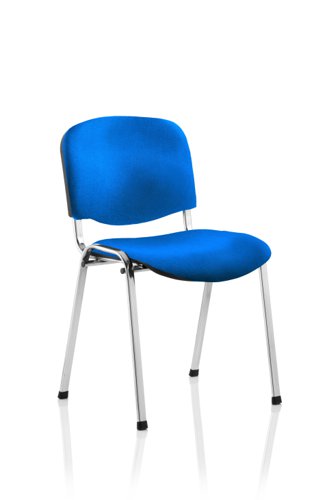 ISO Stack Chair BL Fabric CH Frame