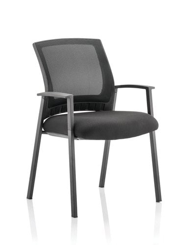 Metro Chair BK Fabric BK Mesh Back