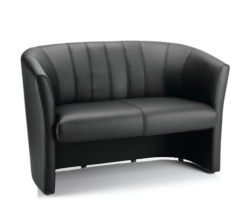 Neo Twin Tub Black Leather