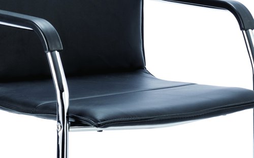 Echo Cantilever Chair Leather BK